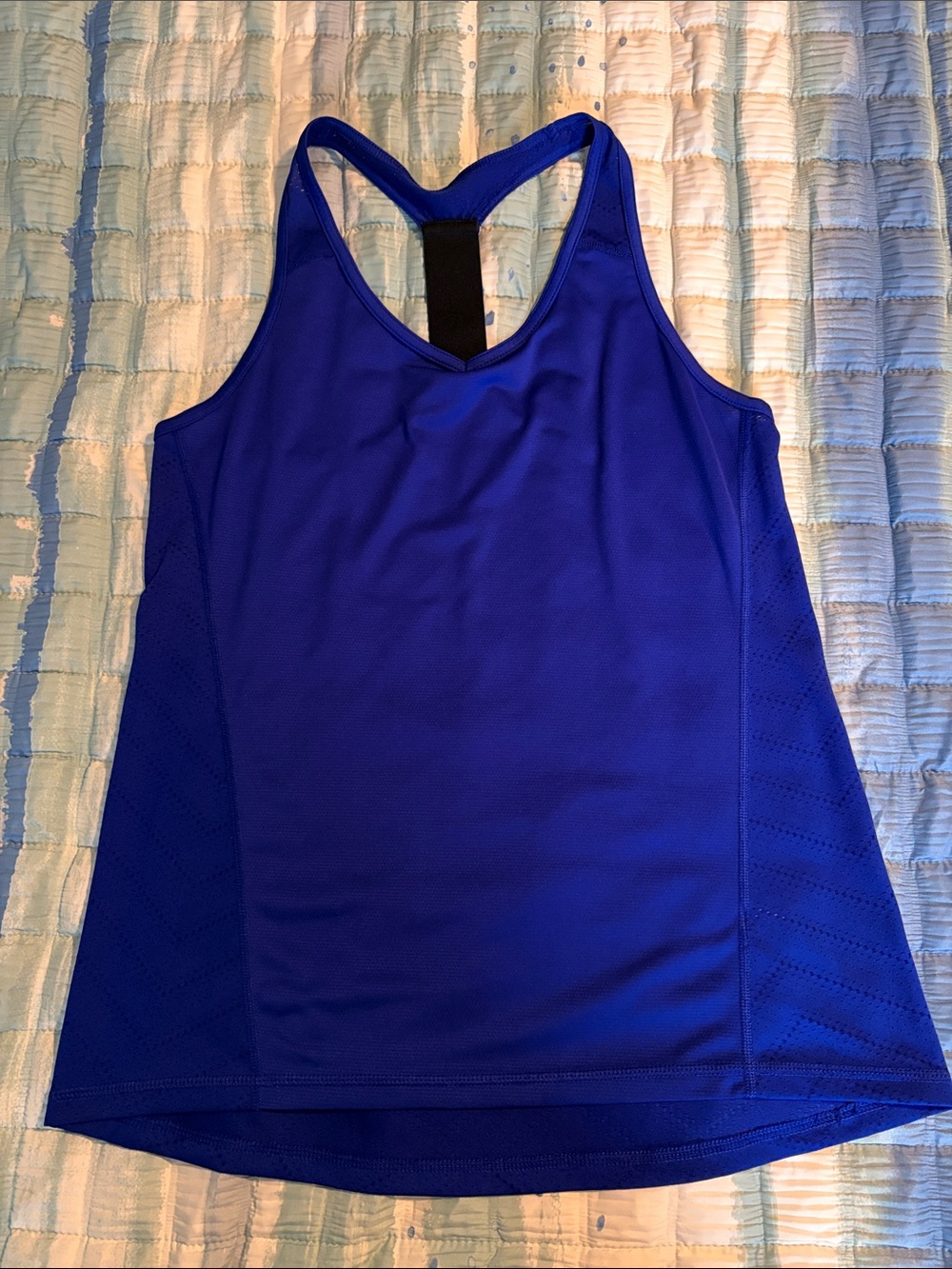 Tek Gear DryTek Women’s Blue Racerback Workout Tank Top Size M